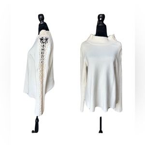 Anthropologie cream top. Size medium